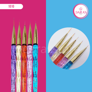 PINCEL LINER 05PIEZAS VITRAL DE COLORES