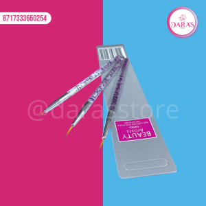 PINCEL LINER MANGO DE CRISTAL *3 UNIDADES