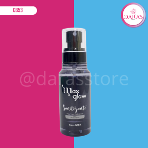 SANITIZANTE MAXGLOW 120ML MELOCOTON