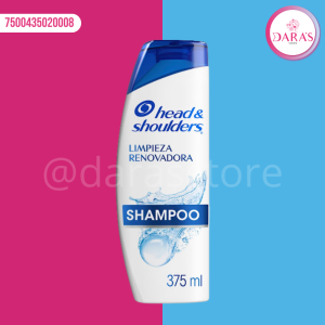 SHAMPOO HEAD&SHOULDERS 375ML LIMPIEZA RENOVADORA