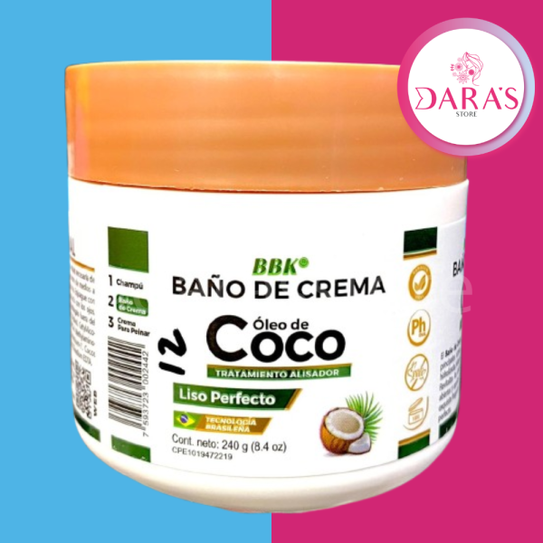 BAÑO DE CREMA OLEO DE COCO BBK 240ML