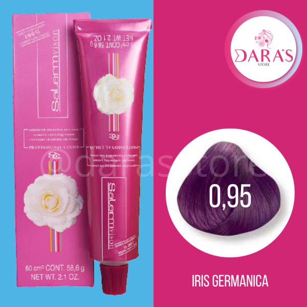 TINTE SALERM 60GR - 0.95 IRIS GERMANICA