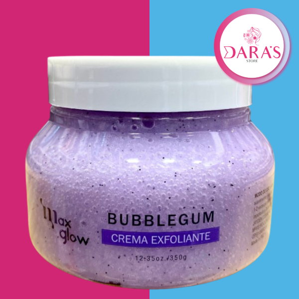 CREMA EXFOLIANTE MAXGLOW BUBBLEGUM 350GR