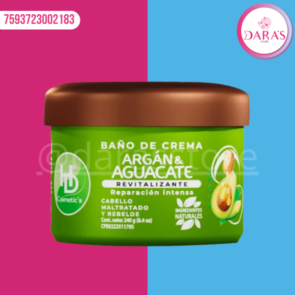 BAÑO DE CREMA AGUACATE HD 240GR