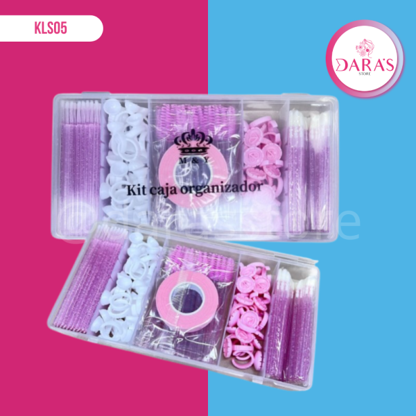 KIT CAJA ORGANIZADOR DE LASHISTA