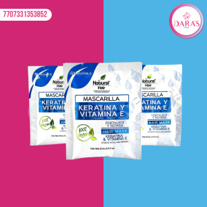 MASCARILLA NATURAL HAIR 30ML KERATINA Y VITAMINA E