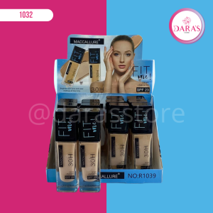 BASE MACCALLURE 40ML LIQUIDA FIT ME DEWY+SMOOTH 30H SPF23 NO.R1039