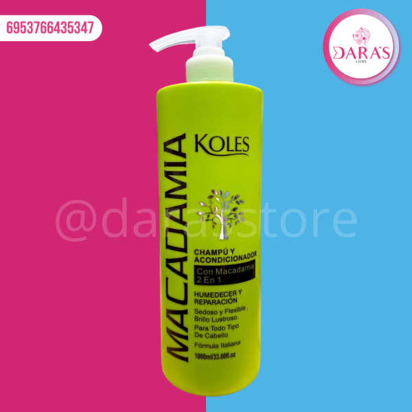 SHAMPOO KOLES MACADAMIA 1LT