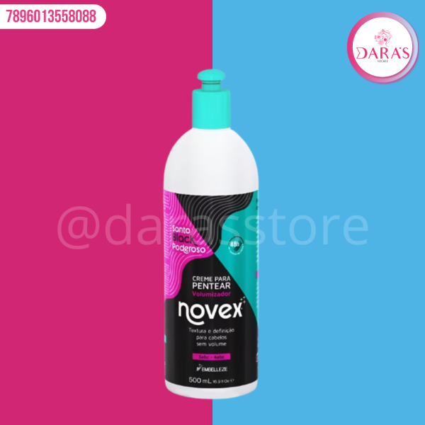 CREMA DE PEINAR NOVEX SANTO BLACK 500ML