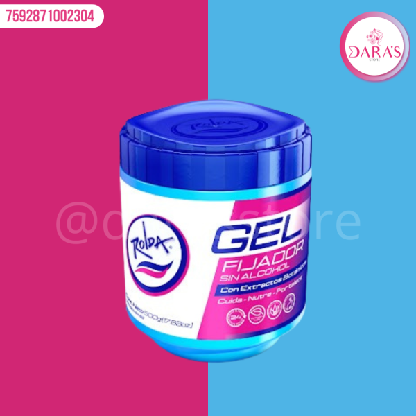 GEL FIJADOR ROLDA AZUL 500GR