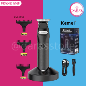 MAQUINA INALAMBRICA DE AFEITAR KEMEI KM-1753