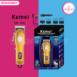 MAQUINA INALAMBRICA DE AFEITAR KEMEI KM-802