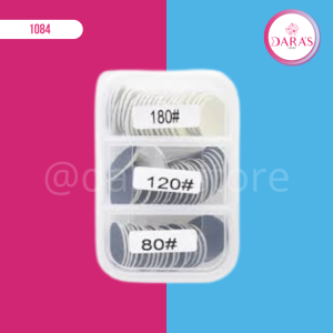 CAJA DE LIMAS PARA TALON CON PUNTA REDONDA #80-#120-#180