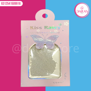 DECORACIONES KISS RAVEY BALINES PLATEADOS NO.V-991