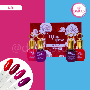 ESMALTE MAXGLOW BELOVED COLECCION DE 4 UNIDADES