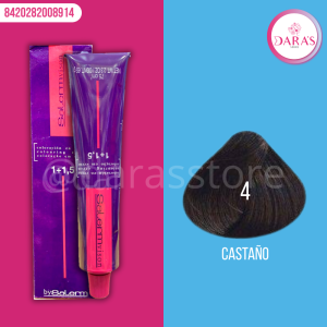 TINTE SALERMVISON 75GR - 4 CASTAÑO