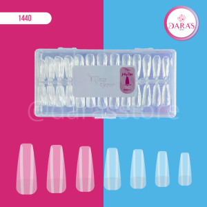 UÑAS JELLY MAXGLOW COFFIN 240 PIEZAS