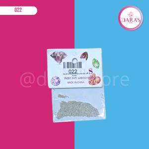 BALINES NAILS ART DECORATION PLATA