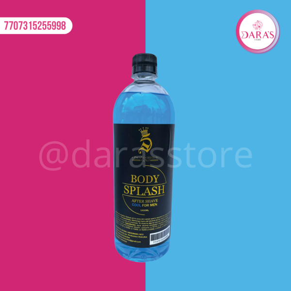 BODY SPLASH CINCO ESTRELLAS 1LITRO AFTER SHAVE COOL (AZUL)