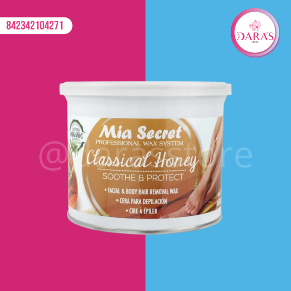 CERA PARA DEPILAR EN GEL MIA SECRET CLASSICAL HONEY 400ML