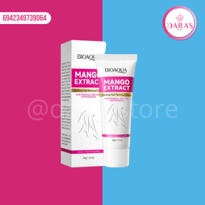 CREMA DEPILATORIA BIOAQUA EXTRACTO DE MANGO 40GR