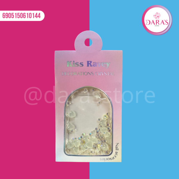 DECORACIONES KISS REVEY CRISTALES DE CORAZONES NO.V-1014