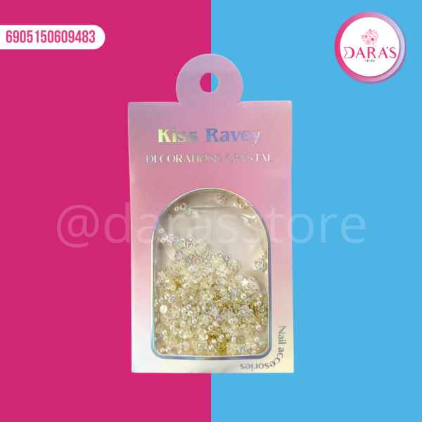 DECORACIONES KISS REVEY CRISTALES DE FLORES NO.V-948
