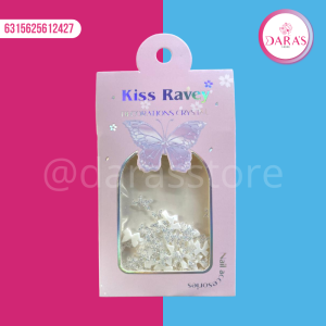 DECORACIONES KISS REVEY LAZOS ESCARCHADOS NO.V-1242