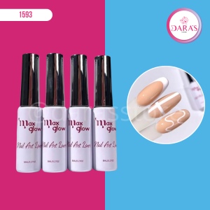 ESMALTE MAXGLOW 8ML LINER NAIL ART BLANCO