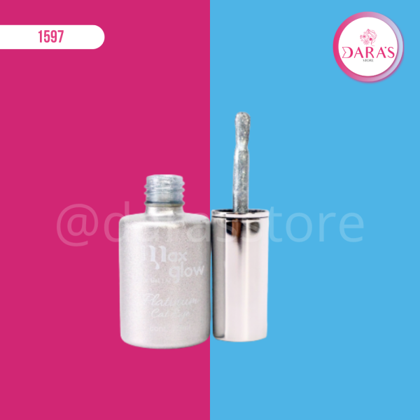 ESMALTE MAXGLOW PLATINUM CAT EYE (OJO DE GATO) M1 10ML