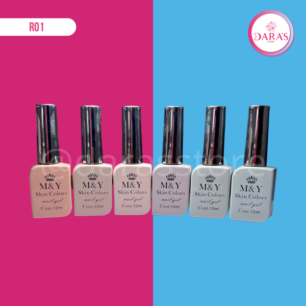 ESMALTE M&Y SKIN COLORS DEL 1 AL 6