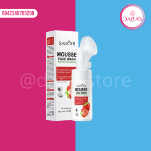ESPUMA FACIAL SADOER DE FRESA 120ML