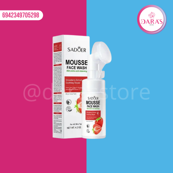 ESPUMA FACIAL SADOER DE FRESA 120ML