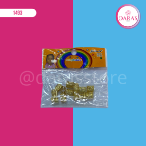 GRAPA DE CABELLO JIUBANLU METALICA DORADA