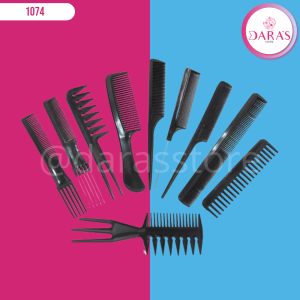 PEINE DE BARBERIA PROFESSIONAL KIT DE 10 PIEZA