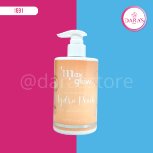 LOCION MAXGLOW 300ML CORPORAL HIDRA PEACH