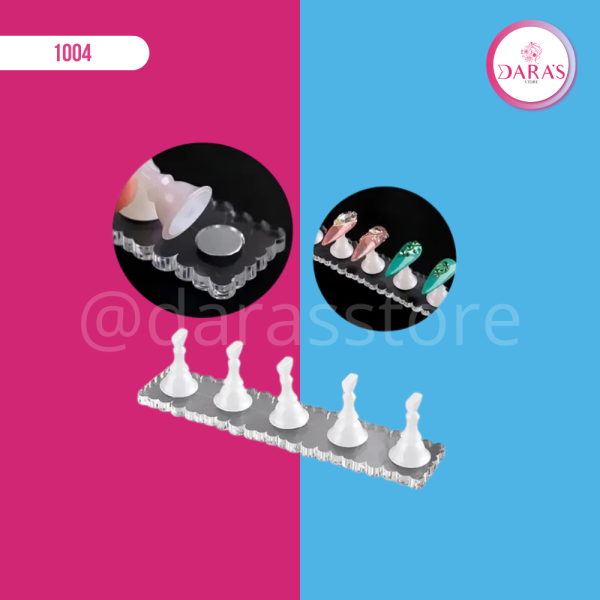 MOSTRARIO DE UÑAS CON BASE MAGNETICA DE 5 PIEZAS - Imagen 2
