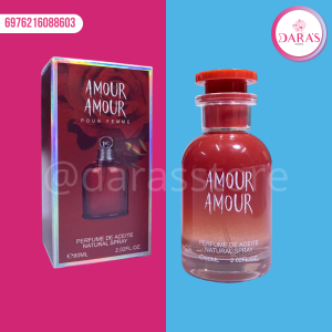 PERFUME EN ACEITE KISS RAVEY 60ML AMOUR AMOUR