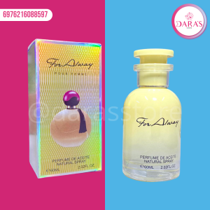 PERFUME EN ACEITE KISS RAVEY 60ML FOR ALWAY