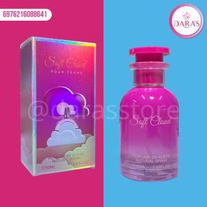 PERFUME EN ACEITE KISS RAVEY 60ML SOFT CLOUD