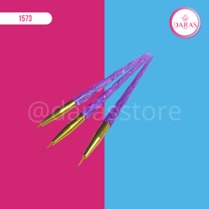 PINCEL LINER MANGO DE CRISTAL *3 UNIDADES