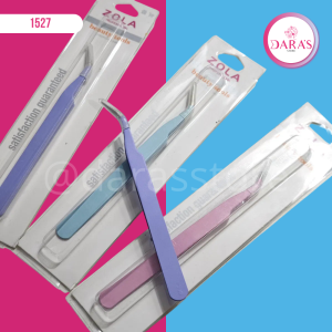 PINZA DE PESTAÑA ZOLA BEAUTY TOOLS TIPO BENT (CURVA)