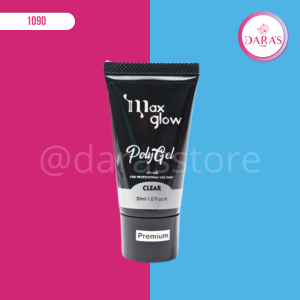 POLYGEL MAXGLOW 30ML CLEAR PREMIUM