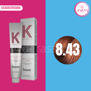 TINTE ELEGANCE 100ML 8.43 RUBIO CLARO COBRE DORADO