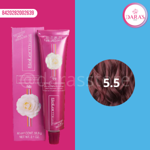 TINTE SALERM 60GR 5.5 CASTAÑO CLARO CAOBA