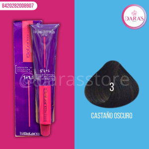 TINTE SALERMVISON 75GR 3 CASTAÑO OSCURO