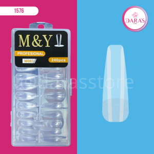 UÑAS JELLY M&Y 240PIEZAS COFFIN NO.W063