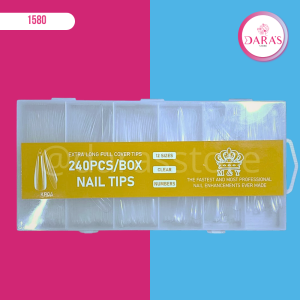 UÑAS JELLY M&Y 240PIEZAS STILETO EXTRA LONG KP04