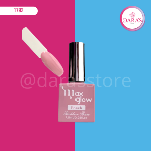BASE RUBBER MAXGLOW 7.5ML PEACH