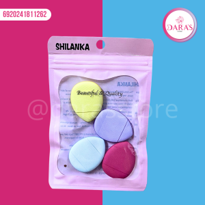 BORLA DE MAQUILLAJE 04PIEZAS SHILANKA